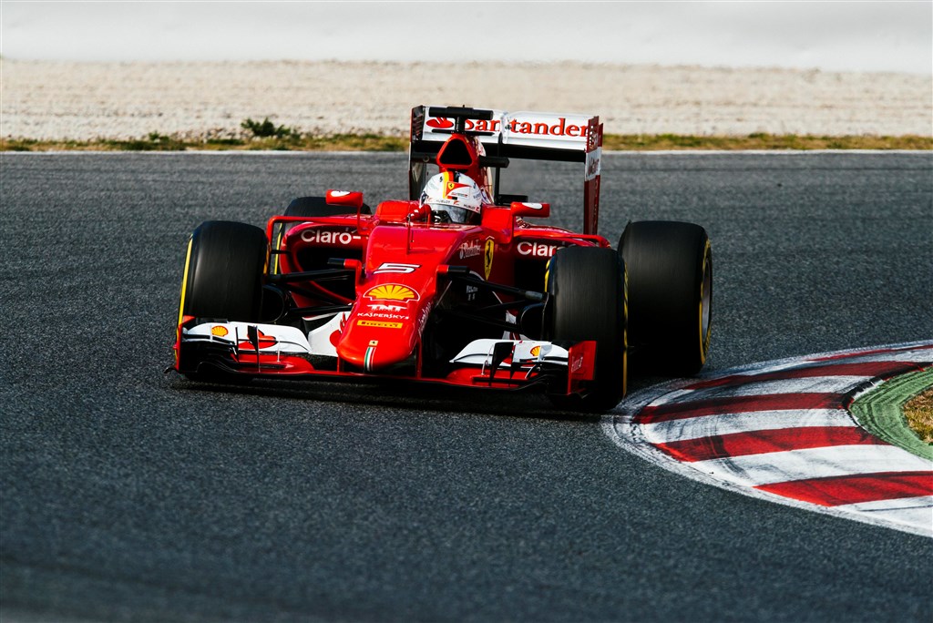 Vettel i Ferrari - en af to der kæmper om sølvet
(Foto: Ferrari)